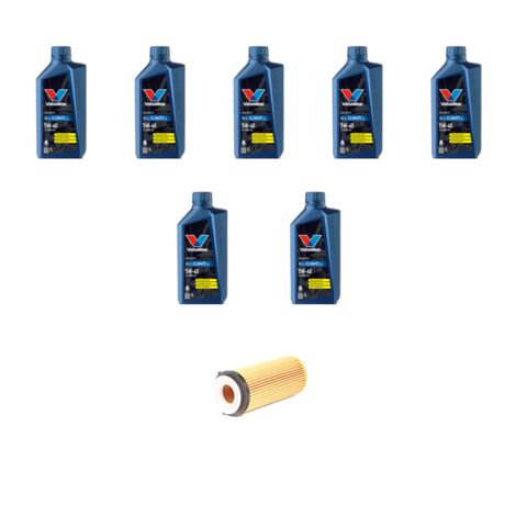 Kit filtro olio e 7L compatibile con Bmw serie 5 (F10, F11, F18) 525d 3.0 150kw dal 2010 al 2011