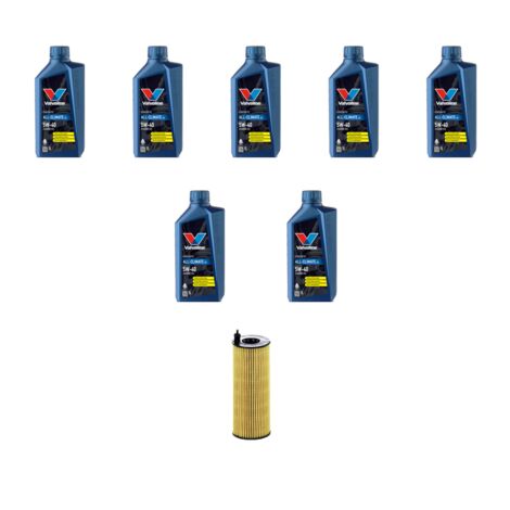 Kit filtro olio e 7L compatibile con Bmw serie 5 (F10, F11, F18) 530d 190kw dal 2011