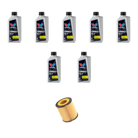 Kit filtro olio e 7L compatibile con Bmw serie 5 (F10, F11, F18) 535i 225kw dal 2010