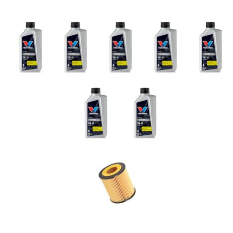 Kit filtro olio e 7L compatibile con Bmw x3 (F25) 35ix 225kw dal 2010 al 2017