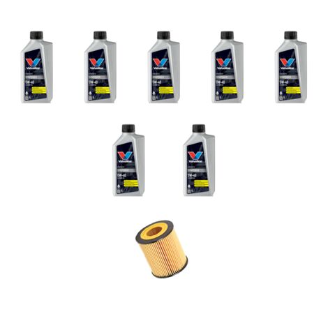 Kit filtro olio e 7L compatibile con Bmw x6 (E71) 35ix 225kw dal 2008 al 2014
