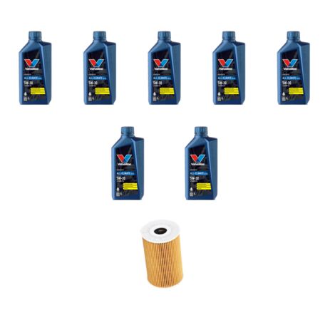 Kit filtro olio e 7L compatibile con Hyundai Santa FE II 2.0 CRDi 135kw dal 2006