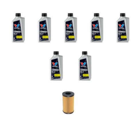 Kit filtro olio e 7L compatibile con Jaguar E-Pace (X540) 2.0 183kw dal 2017