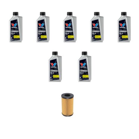 Kit filtro olio e 7L compatibile con Jaguar E-Pace (X540) 2.0 P300 MHev 221kw dal 2020