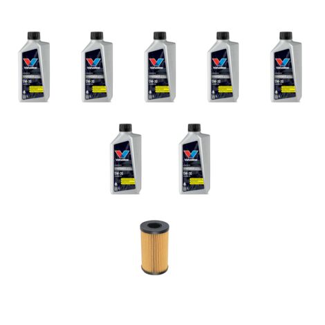 Kit filtro olio e 7L compatibile con Jaguar F-Pace (X761) 2.0 diesel 132kw dal 2015