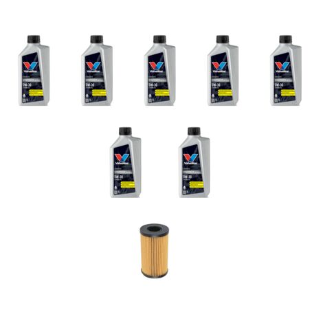 Kit filtro olio e 7L compatibile con Jaguar F-Pace (X761) 2.0 diesel 177kw dal 2017