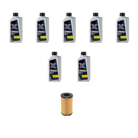 Kit filtro olio e 7L compatibile con Jaguar XE (x760) 2.0 diesel 177kw dal 2017