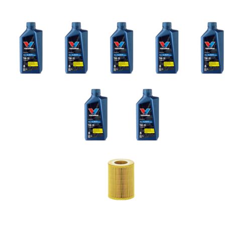 Kit filtro olio e 7L compatibile con Jaguar XF (250) 3.0 Diesel V6 177kw dal 2009