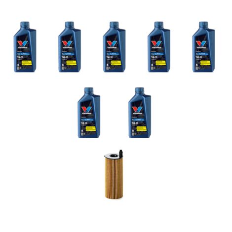 Kit filtro olio e 7L compatibile con Jeep Cherokee III (KK) 2.8 crdi 147kw dal 2010