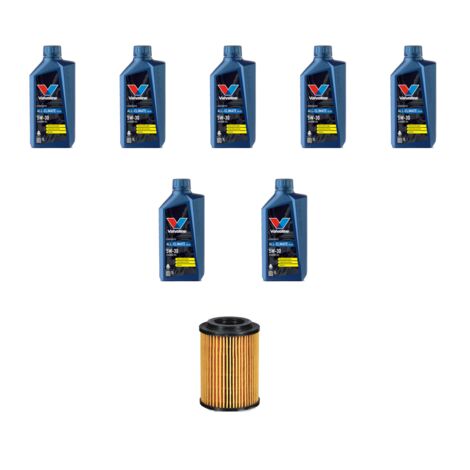Kit filtro olio e 7L compatibile con Mercedes Classe A (W176) A200 CDI 1.8 100kw dal 2012