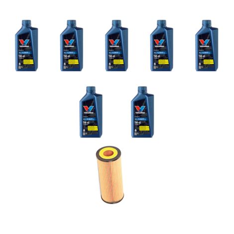Kit filtro olio e 7L compatibile con Mercedes Classe C (W203,C203,S203) C270 CDI 125kw dal 2000 al 2005
