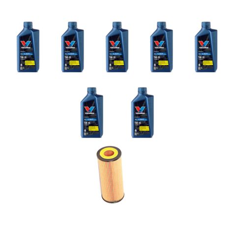 Kit filtro olio e 7L compatibile con Mercedes Classe C (W204,C204,S204) C200 CDI BlueEfficency 100kw Dal 2008 al 2009
