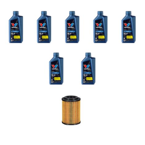 Kit filtro olio e 7L compatibile con Mercedes Classe C (W204,C204,S204) C200 CDI BlueEfficency 100kw Dal 2009 al 2014