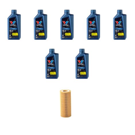 Kit filtro olio e 7L compatibile con Mercedes Classe C (W204,C204,S204) C250 CGI BlueEfficency 150kw Dal 2009 al 2014
