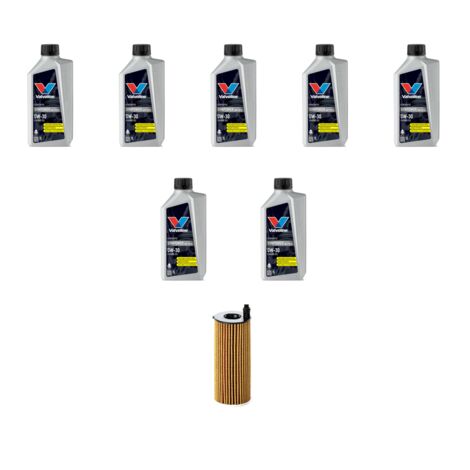 Kit filtro olio e 7L compatibile con Mercedes Classe C (W205,S205,C205) 180 D 90kw Dal 2018