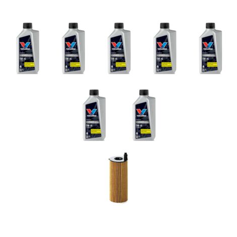 Kit filtro olio e 7L compatibile con Mercedes Classe C (W205,S205,C205) C220 D 143kw Dal 2018
