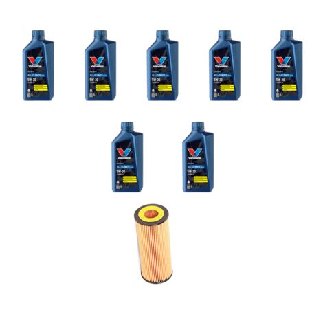 Kit filtro olio e 7L compatibile con Mercedes Classe CLK (A209,C209) 220 CDI 110kw Dal 2005 Al 2009