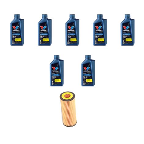 Kit filtro olio e 7L compatibile con Mercedes Classe E (w211,S211) E270 CDI 130kw dal 2002 al 2005