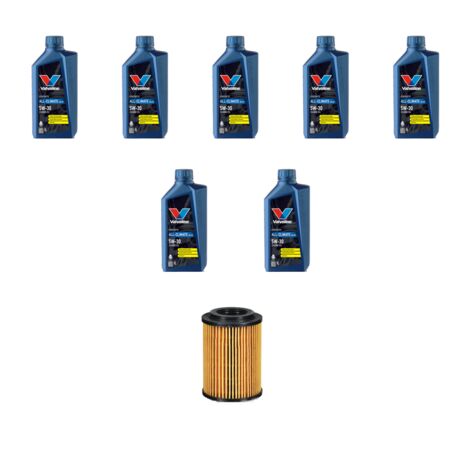 Kit filtro olio e 7L compatibile con Mercedes Classe E (w212) 220 BlueTec 130kw dal 2015