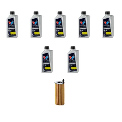 Kit filtro olio e 7L compatibile con Mercedes Classe E (W213,S213,A213) E200 D 118kw Dal 2018