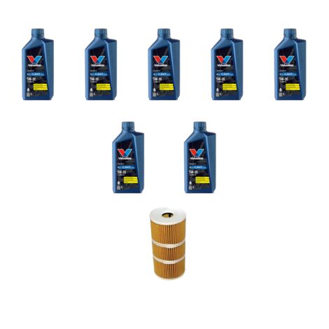 Kit filtro olio e 7L compatibile con Nissan Qashqai II (J11E) 1.6 dCI 96kw Dal 2014