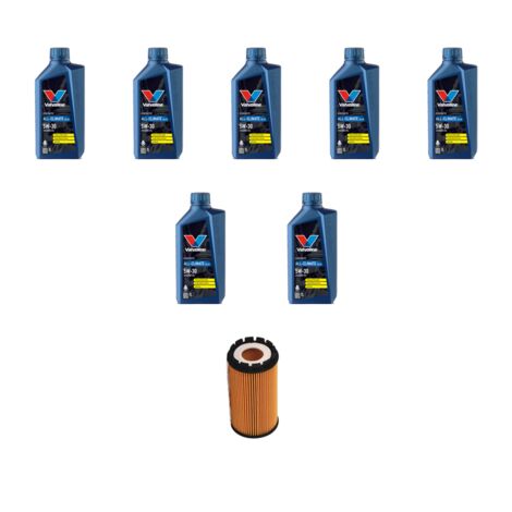Kit filtro olio e 7L compatibile con Porsche Cayenne I (955) 3.6 V6 213kw dal 2007