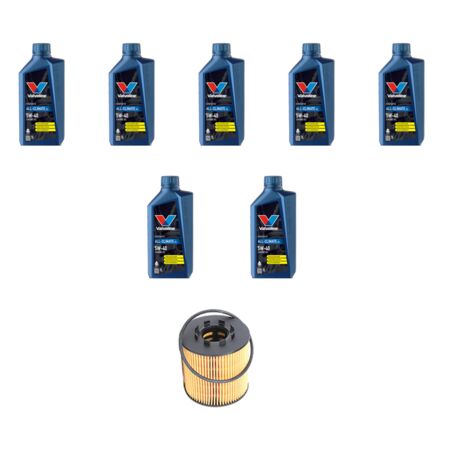 Kit filtro olio e 7L compatibile con Renault Avantime 2.2 dCi 16V 110Kw dal 2002 al 2003