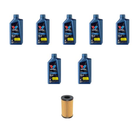 Kit filtro olio e 7L compatibile con Renault Espace IV 2.2 Dci 102kw dal 2006