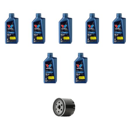 Kit filtro olio e 7L compatibile con Renault Laguna III 3.0 dCi 177Kw dal 2008