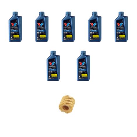 Kit filtro olio e 7L compatibile con Toyota Corolla X (E14/E15) 2.0 D-4D 93kw Dal 2007