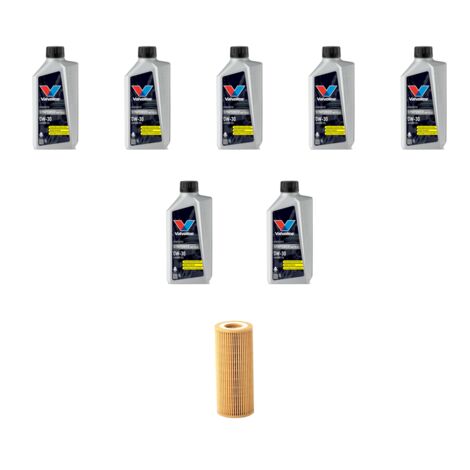 Kit filtro olio e 7L compatibile con Volvo C70 II 2.4 D5 132kw Dal 2006