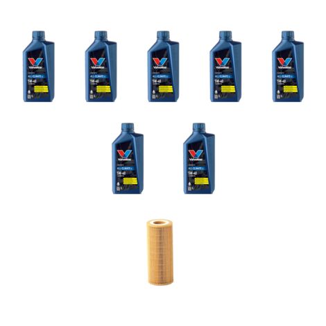 Kit filtro olio e 7L compatibile con Volvo S80 2.4 D 96Kw dal 2001 al 2006