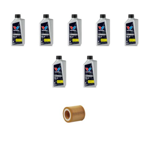 Kit filtro olio e 7L compatibile con Volvo S80 II 3.0 T6 224Kw dal 2010 al 2016