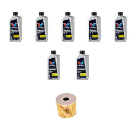 Kit filtro olio e 7L compatibile con Volvo XC90 3.0 T6 200Kw dal 2002 al 2006