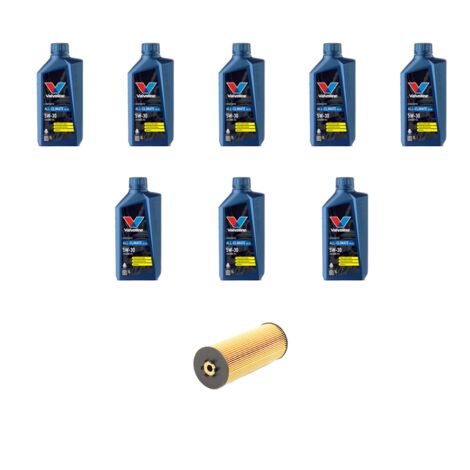 Kit filtro olio e 8L compatibile con Audi A8 (4E) 3.7 206kw dal 2002