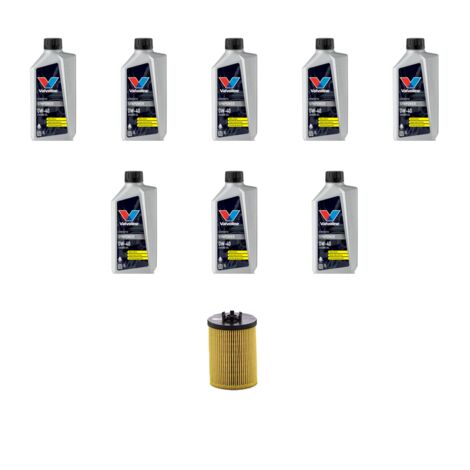 Kit filtro olio e 8L compatibile con Bmw serie 5 (E60/E61) 540i 225kw dal 2005 al 2010