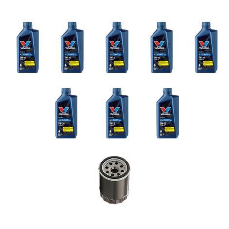 Kit filtro olio e 8L compatibile con Hyundai H1 Starex 2.5 CRD (TQ) 85kw dal 2010