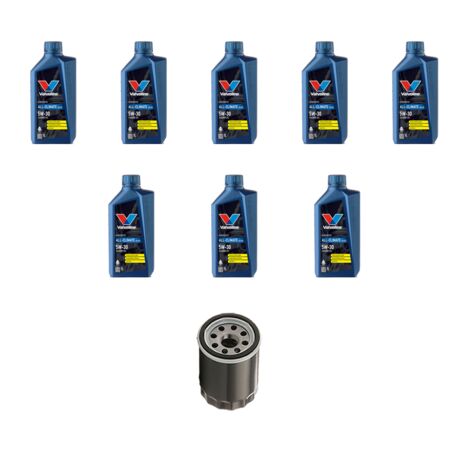 Kit filtro olio e 8L compatibile con Iveco Daily IV 50C 17 3.0 HPT 125kw dal 2009