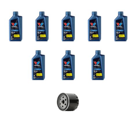 Kit filtro olio e 8L compatibile con Iveco Daily V 50C 14 3.0 CNG 100kw dal 2011