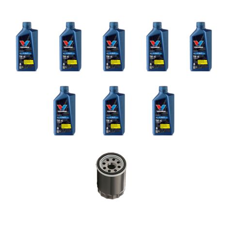 Kit filtro olio e 8L compatibile con Kia Sorento I (JC) 2.5 CRDi 103kw dal 2002