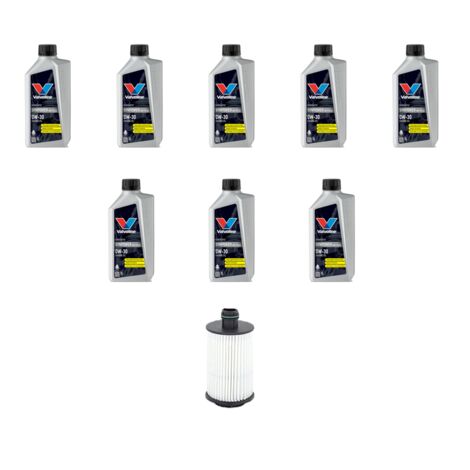 Kit filtro olio e 8L compatibile con Land Rover IV (L405) 5.0 V8 416kw dal 2017