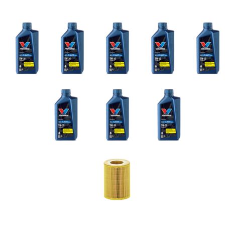 Kit filtro olio e 8L compatibile con Mercedes Classe C (W204,C204,S204) C320 CDI 165kw Dal 2007 al 2014