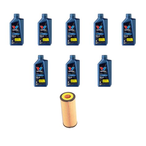 Kit filtro olio e 8L compatibile con Mercedes Classe C (W204,C204,S204) C350 200kw Dal 2007 al 2014