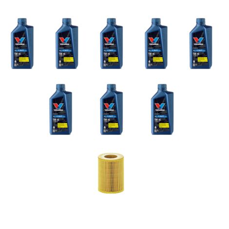 Kit filtro olio e 8L compatibile con Mercedes Classe C (W204,C204,S204) C350 CDI 195kw Dal 2011 al 2014