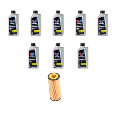 Kit filtro olio e 8L compatibile con Mercedes Classe E (w212) 350 cgi 215kw dal 2009