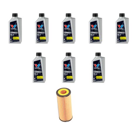 Kit filtro olio e 8L compatibile con Mercedes Classe R (W251) 300 170kw Dal 2009