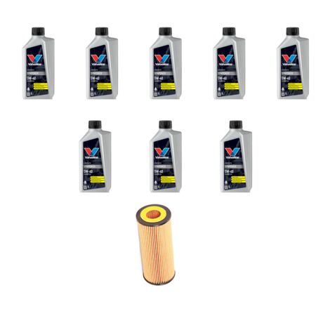 Kit filtro olio e 8L compatibile con Mercedes Classe R (W251) 350 200kw Dal 2005