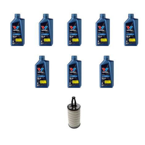 Kit filtro olio e 8L compatibile con Mercedes Classe S (W222,A217,C217) 500 320kw Dal 2013