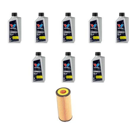 Kit filtro olio e 8L compatibile con Mercedes Classe SLK (R171) 350 224kw Dal 2008
