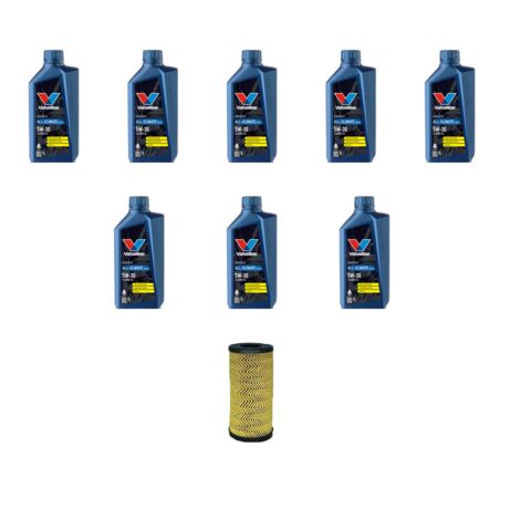 Kit filtro olio e 8L compatibile con Nissan NV300 (X82) 2.0 DCI 81KW Dal 2021